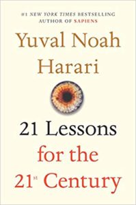 Cover of 21 Lessons for the 21st Century by Yuval Noah Harari