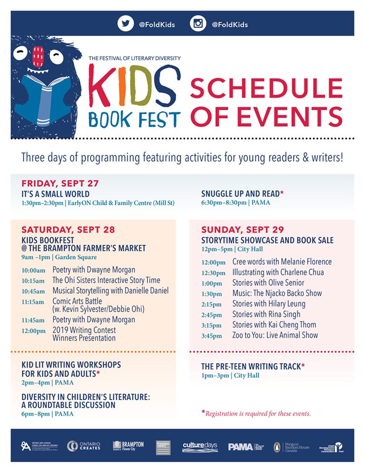 FOLD Kids Bookfest kidlit schedule